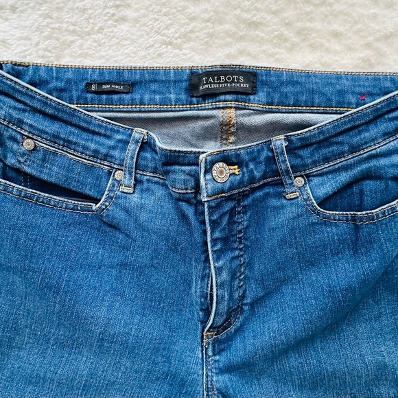 Talbots Slim Ankle Women’s Blue Jeans - Picture 4 of 5